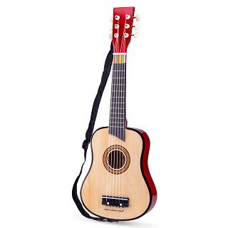 Toy guitar deluxe - brown